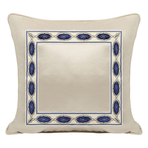 Tia Cream Silk Cushion